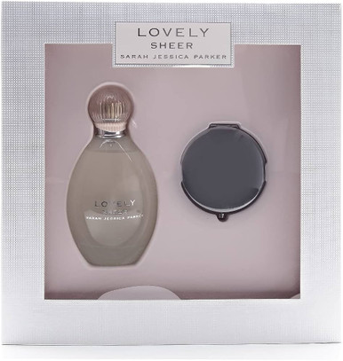 SARAH JESSICA PARKER LOVELY SHEER 2 PCS SET: 3.4 EAU DE PARFUM SPRAY + COMPACT MIRROR