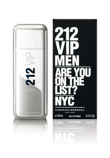 CAROLINA HERRERA 212 VIP 3.4 EAU DE TOILETTE SPRAY FOR MEN