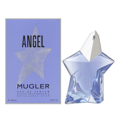 THIERRY MUGLER ANGEL 3.4 EAU DE PARFUM SPRAY FOR WOMEN REFILLABLE STANDING STAR.