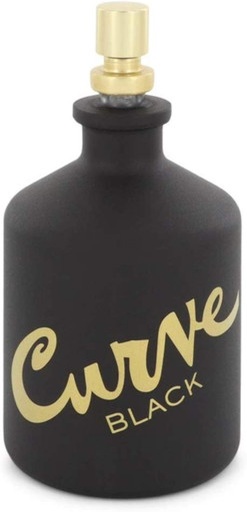LIZ CLAIBORNE CURVE BLACK TESTER 4.2 EAU DE TOILETTE SPRAY FOR MEN