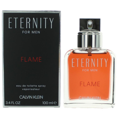 CALVIN KLEIN ETERNITY FLAME 3.4 EAU DE TOILETTE SPRAY FOR MEN
