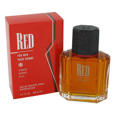 GIORGIO BEVERLY HILLS GIORGIO RED 3.4 EAU DE TOILETTE SPRAY FOR MEN