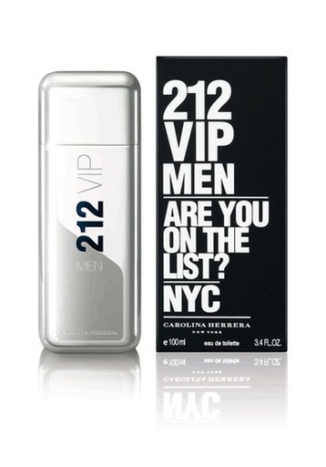 CAROLINA HERRERA 212 VIP 3.4 EAU DE TOILETTE SPRAY FOR MEN