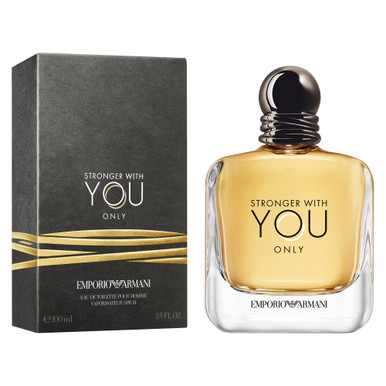 GIORGIO ARMANI EMPORIO STRONGER WITH YOU ONLY 3.4 EAU DE TOILETTE SPRAY FOR MEN