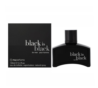 PRIVATE LABEL BLACK IS BLACK 3.4 EAU DE TOILETTE SPRAY FOR MEN
